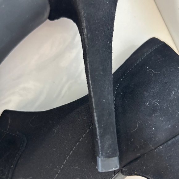 Stuart Weitzman Black suede platform high heel - Picture 9 of 15